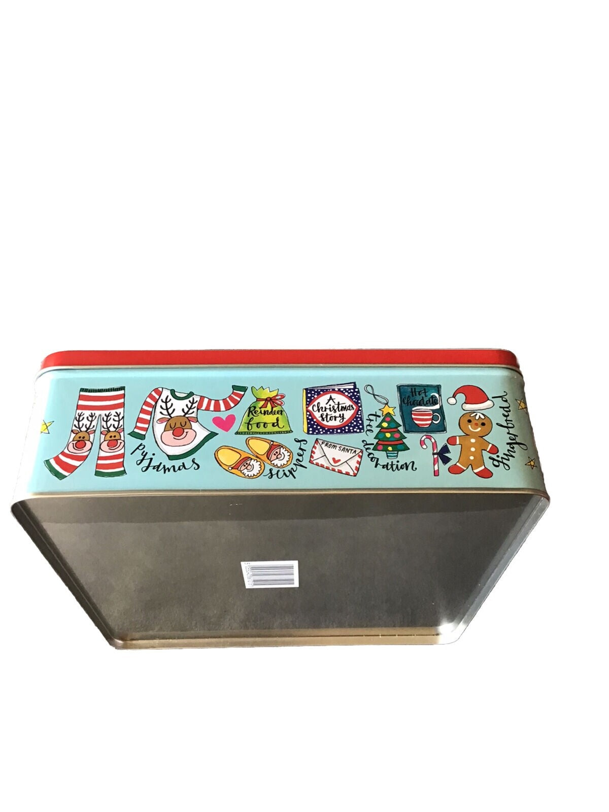 Christmas Eve Box Tin Perfect for Kids and Adults Christmas Gift, Pyjamas etc.