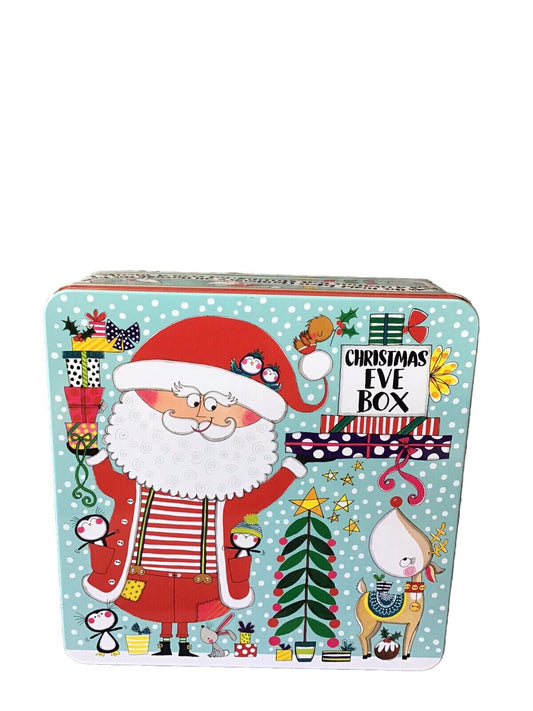 Christmas Eve Box Tin Perfect for Kids and Adults Christmas Gift, Pyjamas etc.