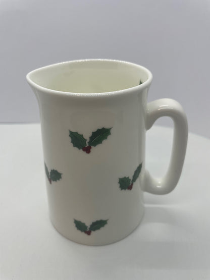 Sophie Allport Small Christmas Jug Holly & Berry Design- Ideal festive gift