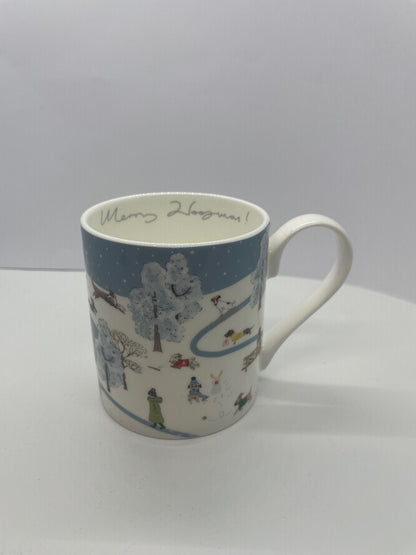 Sophie Allport Christmas Mug- three designs-Holly & Berry, Merry Wagmas and Dogs