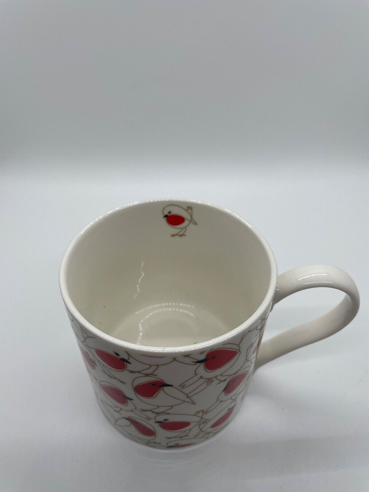 Belly Button Designs Christmas Mug- Robin or Sausage Dog Design. Perfect Gift.