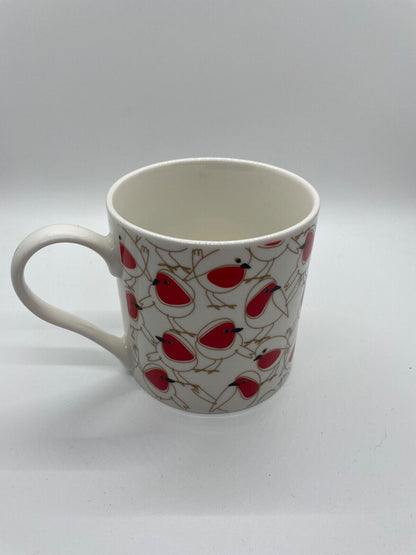 Belly Button Designs Christmas Mug- Robin or Sausage Dog Design. Perfect Gift.